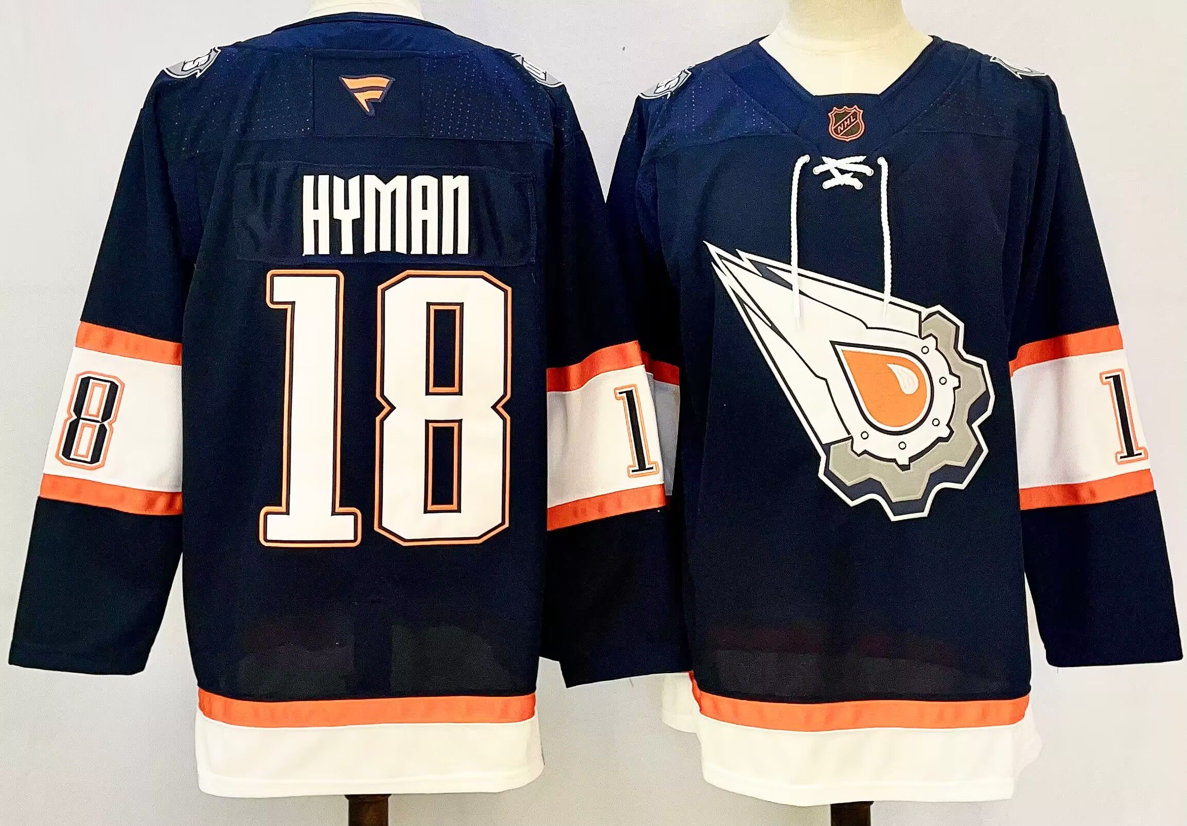 Men Edmonton Oilers #18 Hyman Drak Blue 2025 Home Premier Player NHL Jersey->edmonton oilers->NHL Jersey